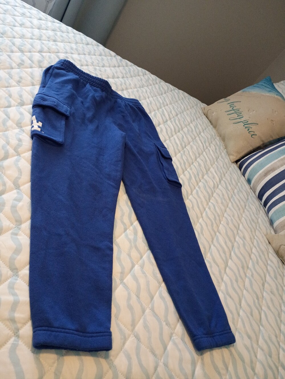Los Angeles Dodgers Cargo Sweatpants Royal Blue MLB Baseball - Picture 4 of 8